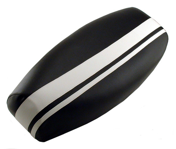Genuine Stella scooter seat cover Dual Racing Stripes Waterproof - Click Image to Close